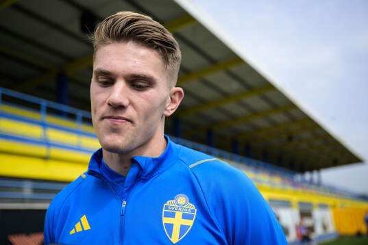 Viktor Gyökeres of the Swedish men's national football team