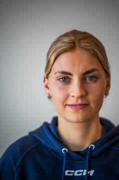 Goaltender Ida Boman of Sweden’s women national Ice