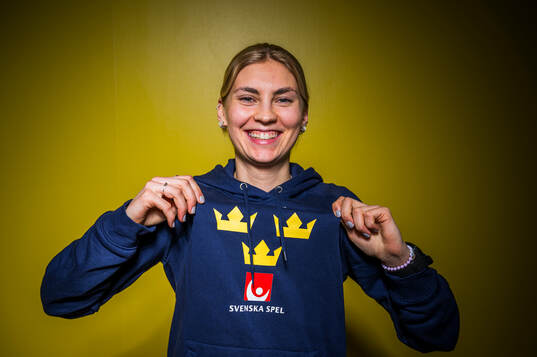 Goaltender Ida Boman of Sweden’s women national Ice