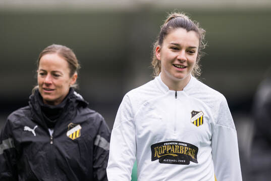 Aivi Luik and Anna Csiki of Häcken