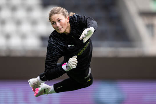 Goalkeeper Vilda Nyström of Häcken