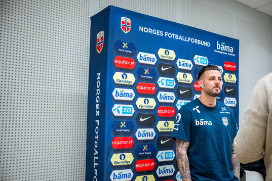 Aron Dønnum of the Norwegian national football team