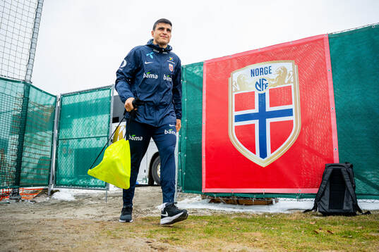 Mohamed Elyounoussi of the Norwegian national football team