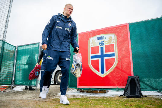 Erling Braut Haaland of the Norwegian national football team