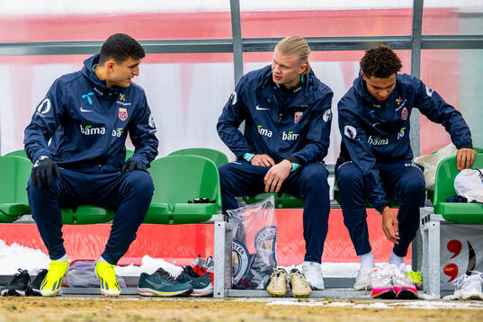 Mohamed Elyounoussi, Erling Braut Haaland and Antonio Nusa
