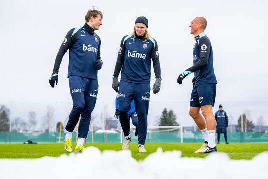 Sander Berge, Erling Braut Haaland and Leo Skiri Østigård