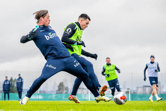 Patrick Berg and Hugo Vetlesen of the Norwegian national