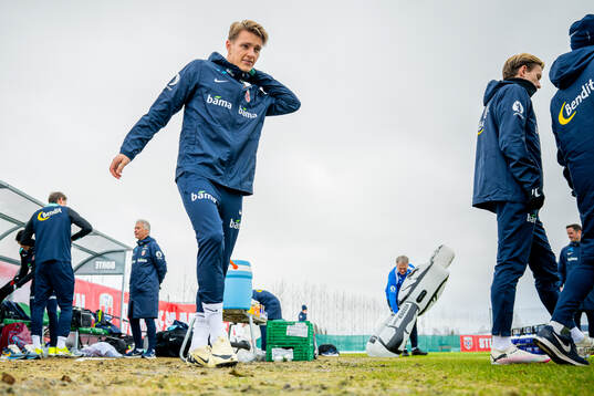 Martin Ødegaard of the Norwegian national football team