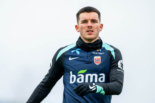 Hugo Vetlesen of the Norwegian national football team