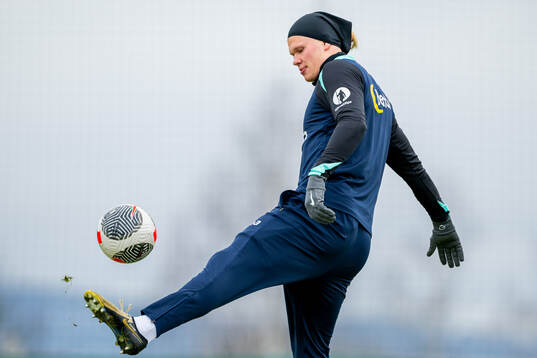 Erling Braut Haaland of the Norwegian national football team