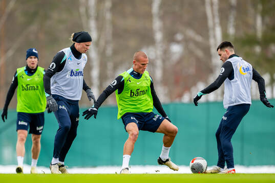 Erling Braut Haaland, Leo Skiri Østigård and Hugo