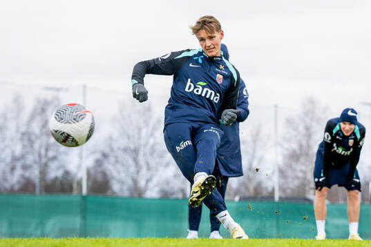 Martin Ødegaard of the Norwegian national football team
