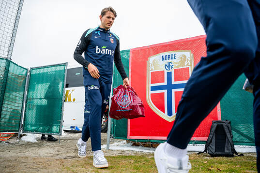 Sander Berge of the Norwegian national football team
