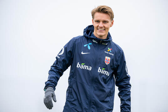 Martin Ødegaard of the Norwegian national football team