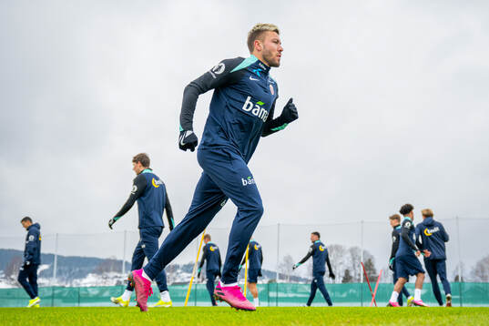 Fredrik André Bjørkan of the Norwegian national football
