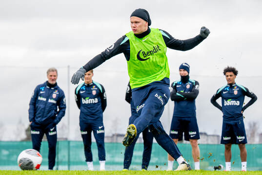 Erling Braut Haaland of the Norwegian national football team