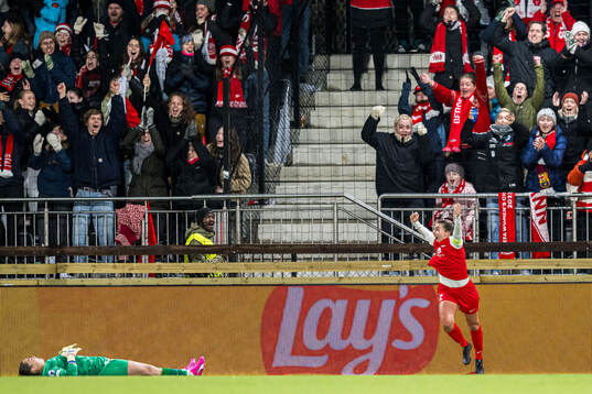 Cecilie Kvamme of Brann celebrates