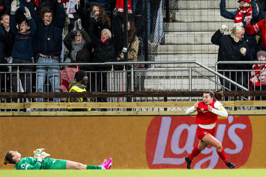 Cecilie Kvamme of Brann celebrates