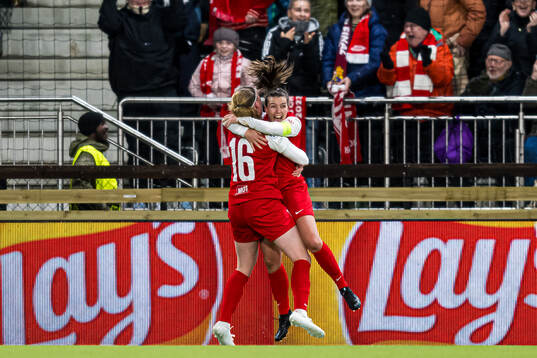Cecilie Kvamme of Brann celebrates
