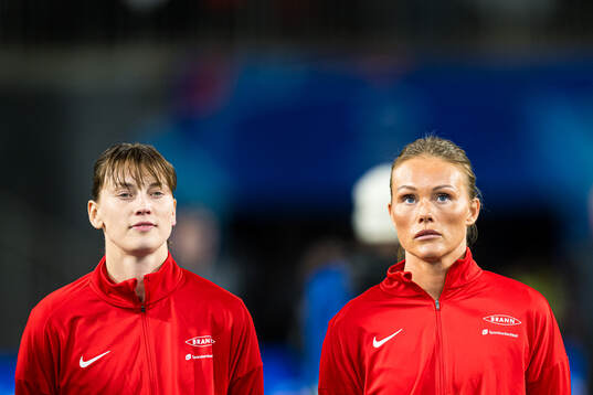 Rakel Engesvik and Ingrid Stenevik of Brann