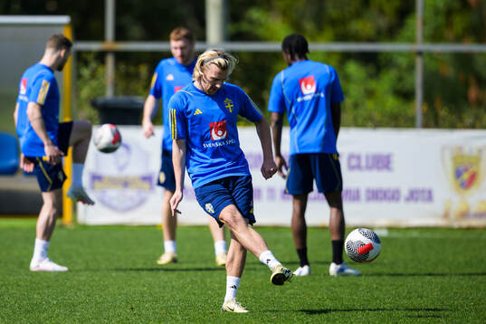 Emil Forsberg of the Swedish men's national football team