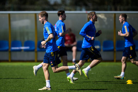 Samuel Gustafson of the Swedish men's national football team