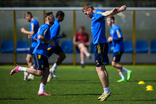 Dejan Kulusevski of the Swedish men's national football team