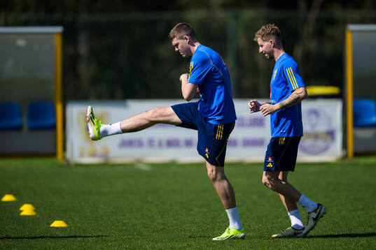Emil Holm and Samuel Gustafson of the Swedish men's