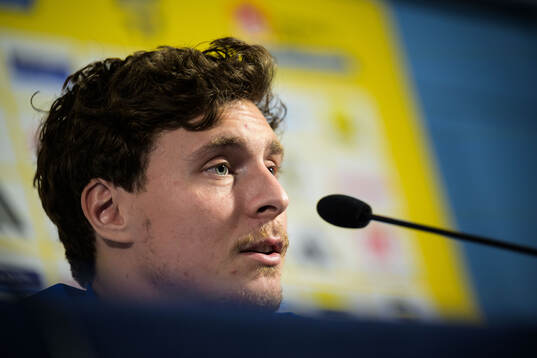 Victor Nilsson Lindelöf of the Swedish men's national