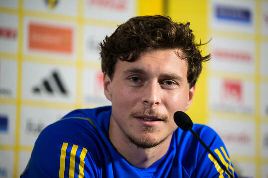 Victor Nilsson Lindelöf of the Swedish men's national