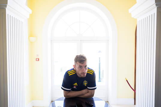 Dejan Kulusevski of the Swedish men's national football team