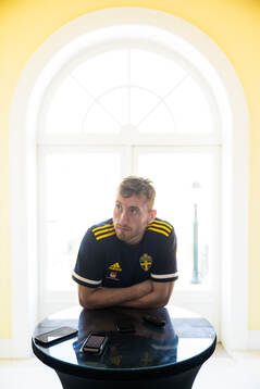 Dejan Kulusevski of the Swedish men's national football team