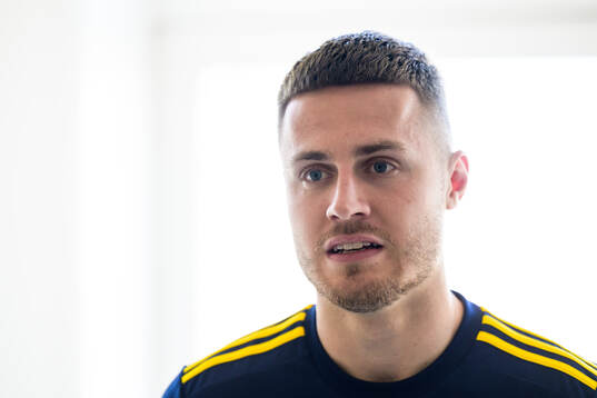 Mattias Svanberg of the Swedish men's national football team
