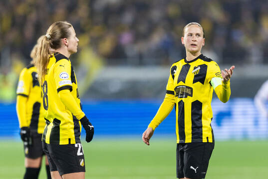 Anna Anvegård and Filippa Curmark of Häcken
