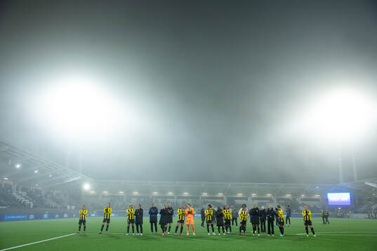 Players of Häcken look dejected