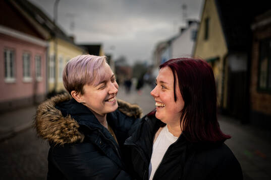 Sacha Micha och Agnes Nilsson