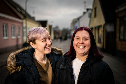 Sacha Micha och Agnes Nilsson