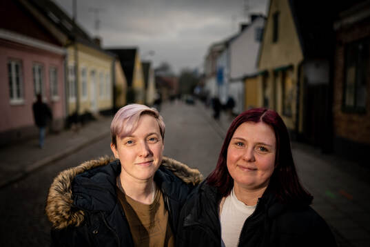 Sacha Micha och Agnes Nilsson