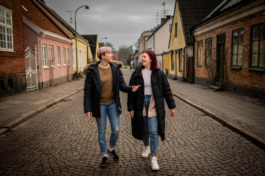 Sacha Micha och Agnes Nilsson