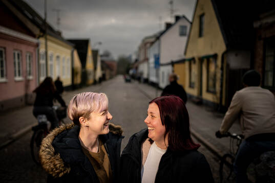 Sacha Micha och Agnes Nilsson