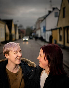 Sacha Micha och Agnes Nilsson