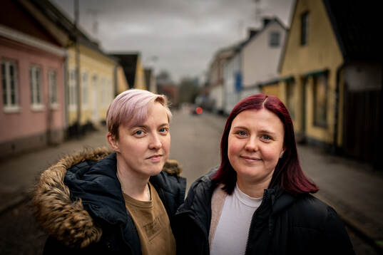 Sacha Micha och Agnes Nilsson