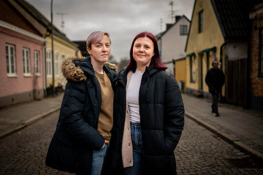 Sacha Micha och Agnes Nilsson