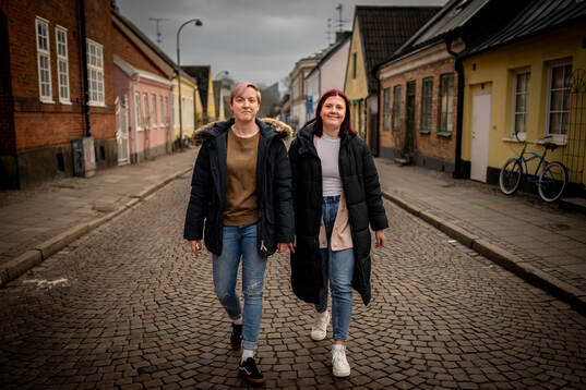 Sacha Micha och Agnes Nilsson