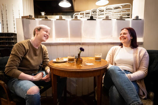 Sacha Micha och Agnes Nilsson