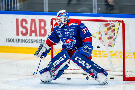 Oskarshamns målvakt Emil Kruse