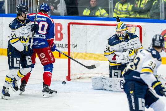 Oskarshamns Hynek Zohorna gör 1-0
