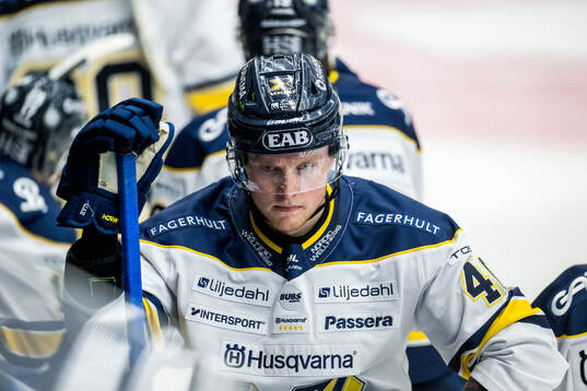 HV71s Oskar Stål-Lyrenäs deppar
