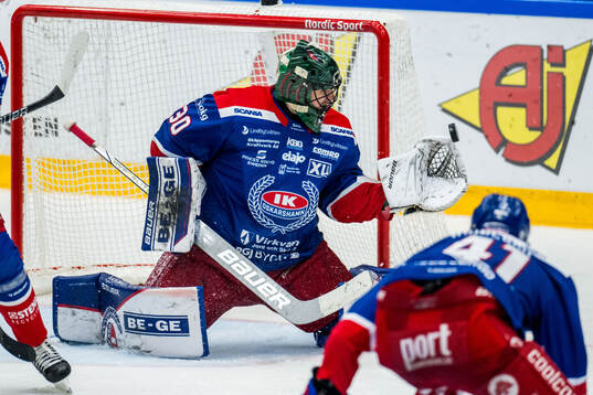 Oskarshamns målvakt Tomas Rydén