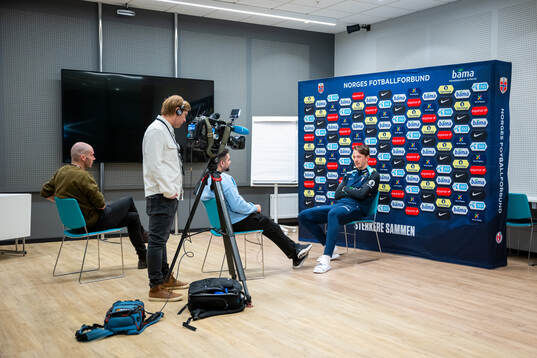 Sander Berge of the Norwegian national football team is